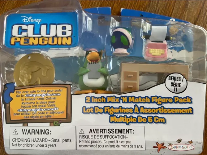 Club Penguin - Kit figuras Série 11 Pinguin Globo