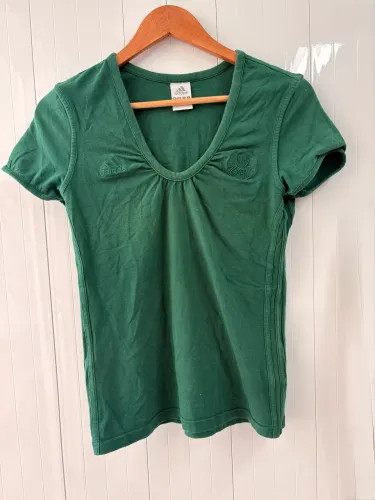 Camisa RARÍSSIMA Palmeiras feminina ALL GREEN algodão oficial original Adidas tamanho M