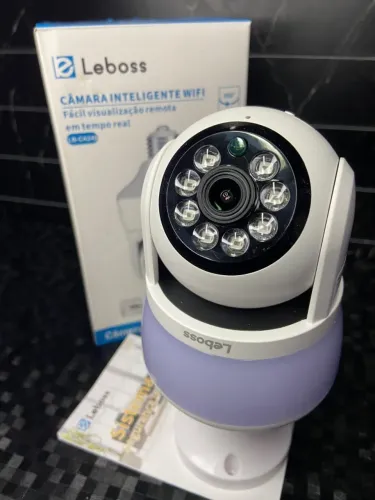 Câmera Inteligente WiFi com Iluminação LB-CA249 Leboss an2
