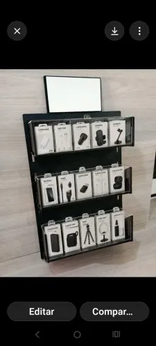 Expositor de acrílico para carro