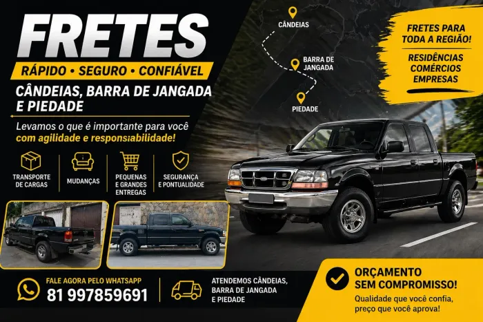 Frete Candeias/Piedade/Barra