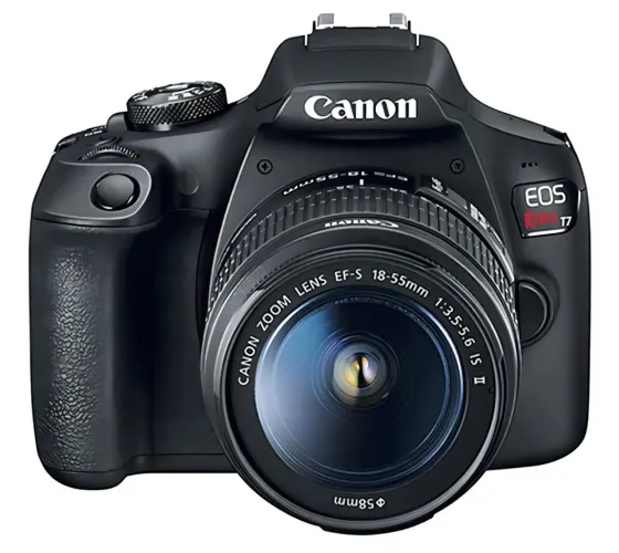 Canon EOS Rebel T7 + Lente 18-55mm IS II