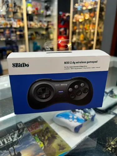Controle 8BitDo M30 2.4G para Mega Drive / Genesis