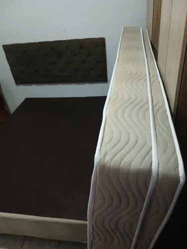 Vendo cama box casal ortobom novinha