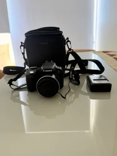 Canon PowerShot SX50 HS, zoom óptico de 50x, kit completo