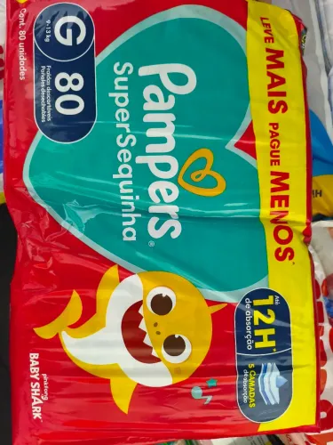 Fraldas Pampers, outro por fralda XG