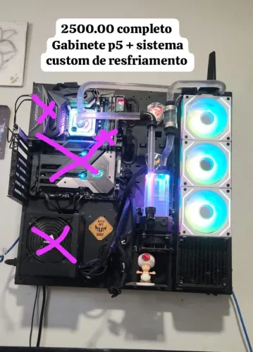 Sistema de wc custom mais gabinete 