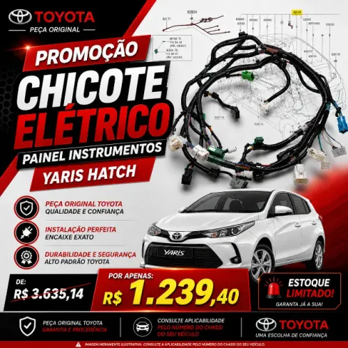 Chicote Eletrico Original Toyota Yairs Hatch Back