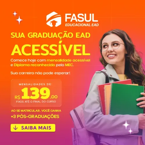 GRADUAÇÃO EAD (MATRÍCULA GRATUITA)