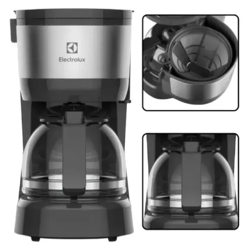 Cafeteira Eletrica Electrolux 15 Xicaras Efficient ECM10 Inox 110V