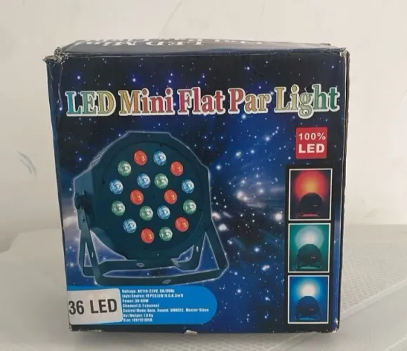 Led Mini Flat Par Lingjt 36 Led