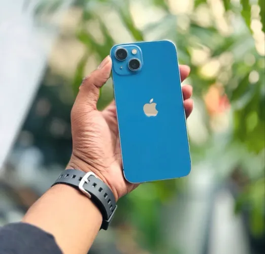 iPhone 13 azul 128gb 6 meses garantia