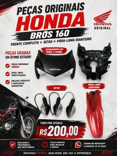 Peças de Bros 160 (originais Honda)