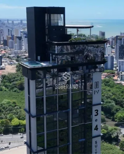 Cobertura Quadriplex com 5 suítes à venda, 1260 m² por R$ 19.800.000 - Miramar - João Pess
