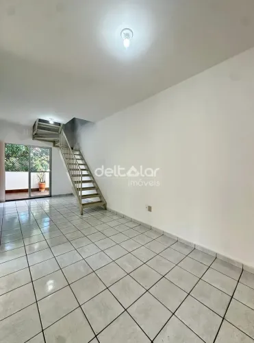 Cobertura para locação com 2 quartos (reversível para 3) e duas vagas, Liberdade, Belo Hor
