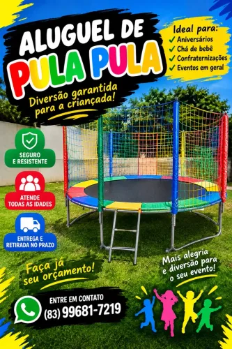 Aluguel de pula-pula de 3m