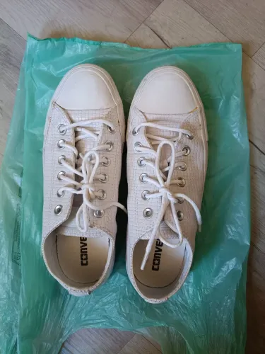 AllStar Converse Branco de Courino Tam 36