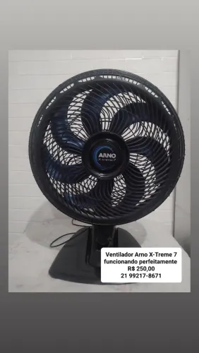 Ventilador Arno X-Treme 7 - Funcionando Perfeitamente