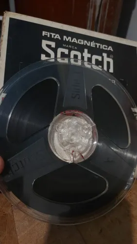 fita magnética Scotch tipo cromo pra gravador de rolo 