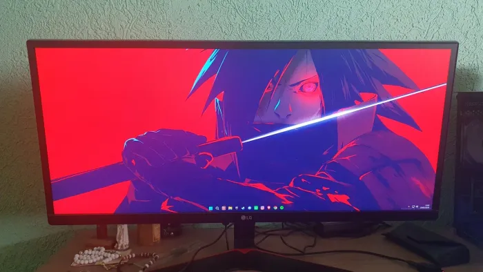 Monitor LG ultrawide 29 polegadas.