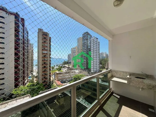 Apartamento com vista para o mar com 3 quartos, 1 vaga à venda em Jardim Astúrias, Guarujá