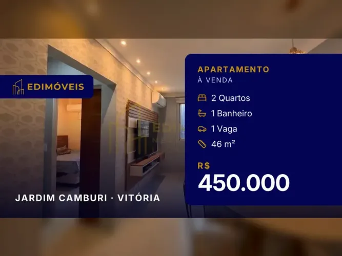 Apartamento 2 quartos em Jardim Camburi, conforto e praticidade para sua família