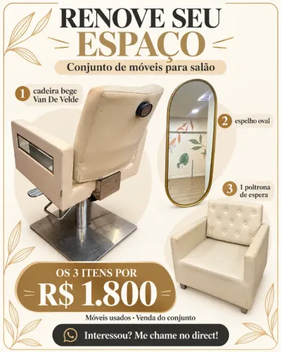 Móveis de salão de beleza