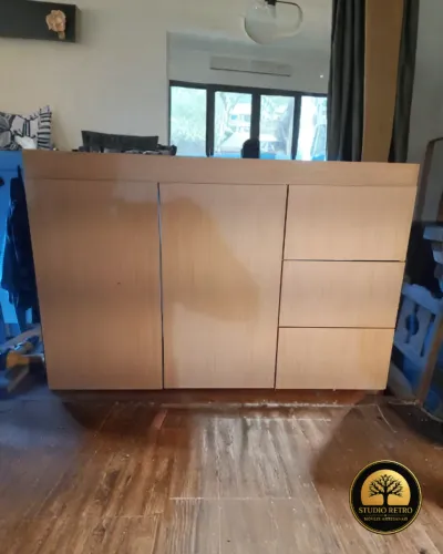GABINETE DE COZINHA NOVO ? MDF MADEIRA NATURAL - Fazemos móveis sob encomenda.