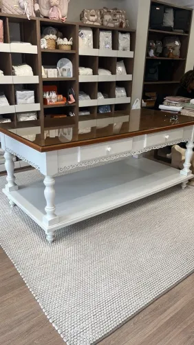 Mesa provençal madeira maciça