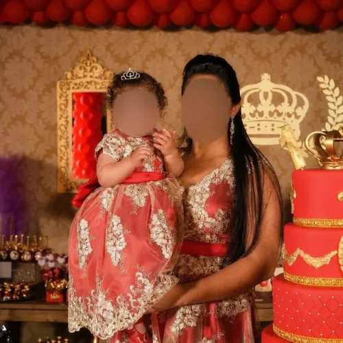 Vestido Mãe e Filha Aniversário