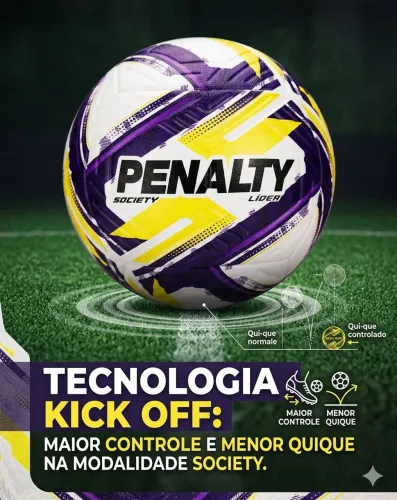 Bola society penalty líder 