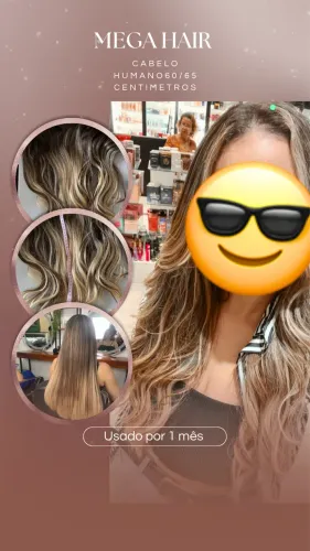 Mega Hair cabelo humano