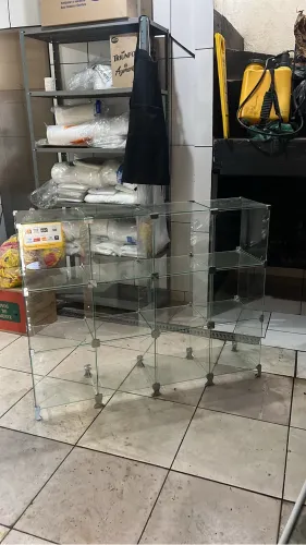Balcão de vidro