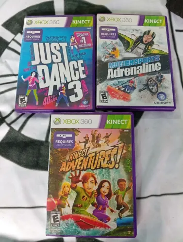 Jogos Kinect Xbox 360 + God of War ps3