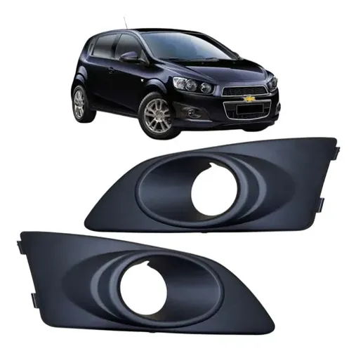 Par Moldura Grade Milha Sonic 2011 2012 2013 2014 2015