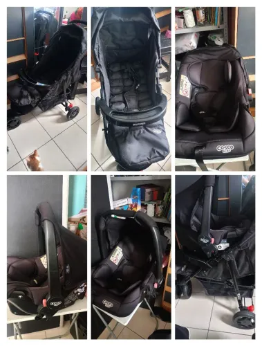 Carrinho de bebê+ bebê conforto 