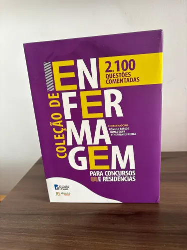 Box de livros de Enfermagem para Concursos e Residências