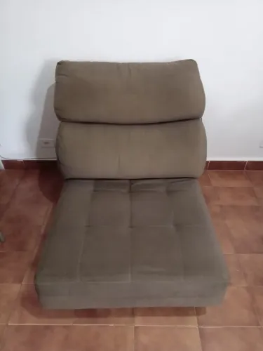 Poltrona Reclinável Chaise Confortável - Marrom