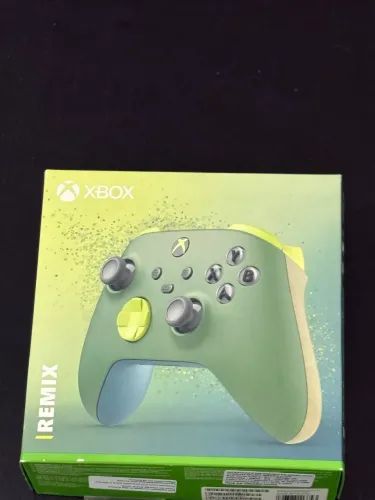 Controle Xbox Remix Edition Completo + bateria + Cabo USB-C - Tudo Original