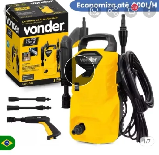 Ferramentas Elétricas 110V Usadas - Lavadora, Plaina e Pistola Vonder