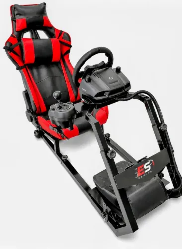 Cockpit Simulador de Corrida com banco ES Racing