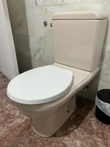 Lote Banheiro Vintage Creme: Vaso Celite com Caixa + Bidê + Banheira de Hidro Multimax