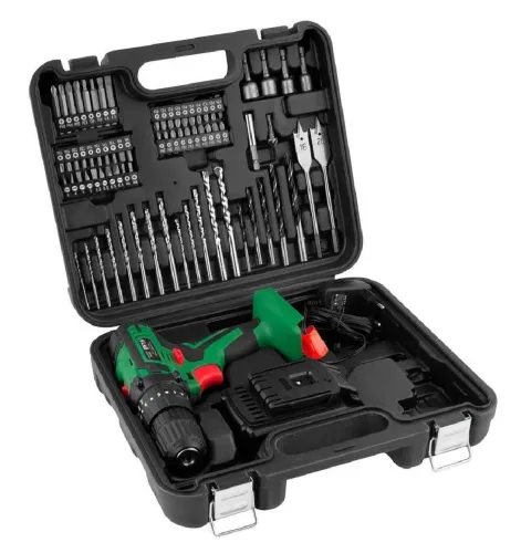 Parafusadeira 12V com 74 acessórios completassa