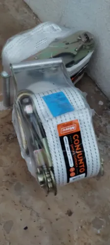 Cinta com Catraca 9 Metros - Nova 10 toneladas Preço desapego para caminhão carreta trator