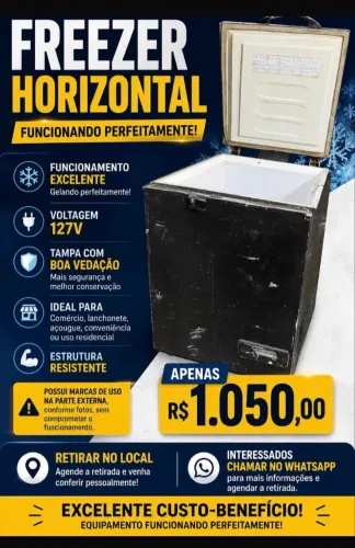 Freezer vertical 