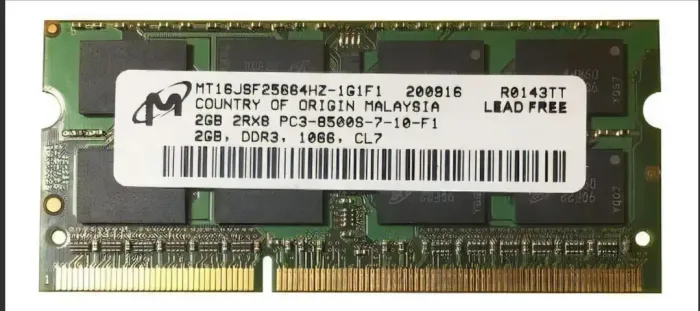 Memória RAM 2GB 1 Micron MT16JSF25664HZ-1G1F1