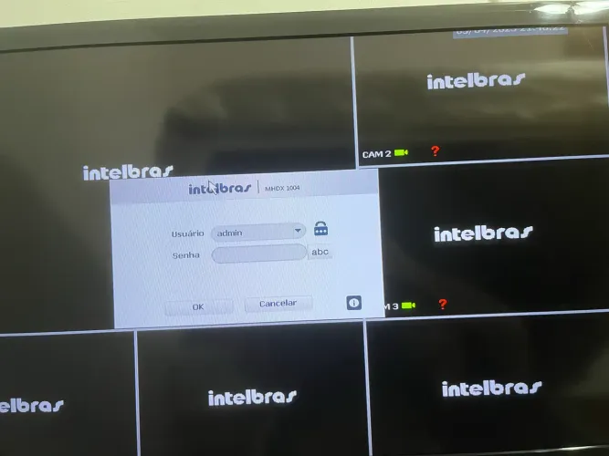 DVR INTELBRAS MHX 1004 c 2 CÂMERAS HD