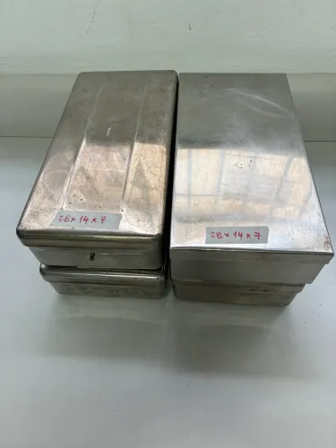 Caixas de inox instrumentos