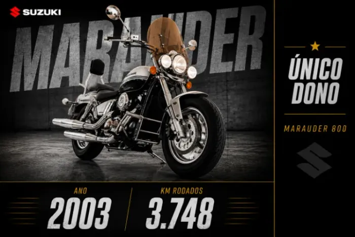 SUZUKI MARAUDER 800 2003 Único Dono