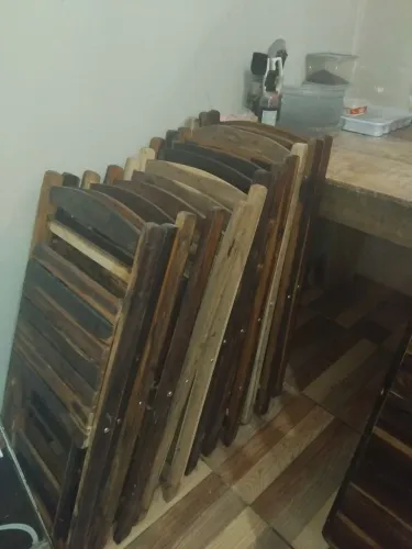 4 Conjuntos de mesa rustico